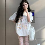 天使が踊っている。手描き風ダンサー柄プリントTシャツ オーバーサイズ 韓国ファッ… | Sibra | 詳細画像2 