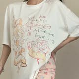天使が踊っている。手描き風ダンサー柄プリントTシャツ オーバーサイズ 韓国ファッ… | Sibra | 詳細画像5 