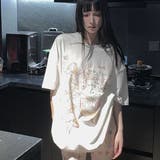 天使が踊っている。手描き風ダンサー柄プリントTシャツ オーバーサイズ 韓国ファッ… | Sibra | 詳細画像8 