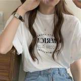 ホワイト | ロゴプリントTシャツ オーバーサイズ 韓国ファッション | Sibra
