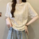 アイボリー | ダメージトップス 春 夏 | Sibra