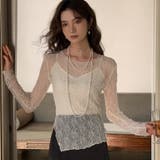 ホワイト | 一気にきれいめな雰囲気に。シェアートップス 韓国ファッション 透け | Sibra