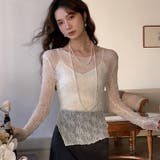一気にきれいめな雰囲気に。シェアートップス 韓国ファッション 透け | Sibra | 詳細画像2