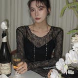 一気にきれいめな雰囲気に。シェアートップス 韓国ファッション 透け | Sibra | 詳細画像3