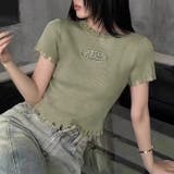 ベージュ | ダメージニットトップス 春 夏 | Sibra