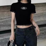 ダメージニットトップス 春 夏 | Sibra | 詳細画像4