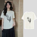 プリント Tシャツ オーバーサイズ | Sibra | 詳細画像1 