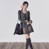 セットアップ ダメージ長袖シャツ 体型カバー | Sibra | 詳細画像6