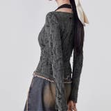 セットアップ ダメージ長袖シャツ 体型カバー | Sibra | 詳細画像7