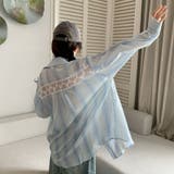 レース切り替えシャツ 体型カバー 夏服 | Sibra | 詳細画像15