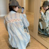 レース切り替えシャツ 体型カバー 夏服 | Sibra | 詳細画像2