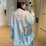 レース切り替えシャツ 体型カバー 夏服 | Sibra | 詳細画像4