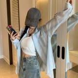 レース切り替えシャツ 体型カバー 夏服 | Sibra | 詳細画像7