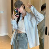 レース切り替えシャツ 体型カバー 夏服 | Sibra | 詳細画像9