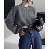 グレー | 裾ギャザープルオーバー アメリカン ホリック | Sibra