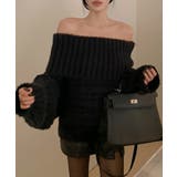 オフショルニットトップス シャギーニット クリスマス | Sibra | 詳細画像16