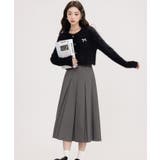 フェミニンな装いを引き立てるリボンブローチ付きフワフワカーディガン カーディガン… | Sibra | 詳細画像18 