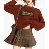 トレンディなロゴ刺繍入りニットセーター:洗練された秋冬スタイルにぴったりのアイテ… | Sibra | 詳細画像2