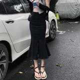 デニムマーメイドスカート 韓国ファッション セクシー | Sibra | 詳細画像2