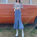 デニムマーメイドスカート 韓国ファッション セクシー | Sibra | 詳細画像7