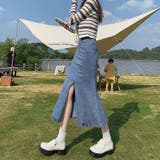 デニムマーメイドスカート 韓国ファッション セクシー | Sibra | 詳細画像8