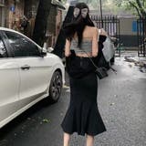 デニムマーメイドスカート 韓国ファッション セクシー | Sibra | 詳細画像4