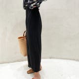 スリットポンチタイトスカート 韓国ファッション ハイウエスト | Sibra | 詳細画像12 