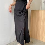 スリットポンチタイトスカート 韓国ファッション ハイウエスト | Sibra | 詳細画像6 