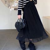 ベルベットメッシュプリーツスカート 韓国ファッション 韓国 | Sibra | 詳細画像7