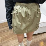 カーキ | 蝶結び付きミニスカート 韓国ファッションオフィスカジュアル 夏服 | Sibra