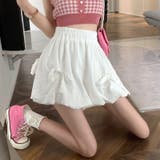 リボン付きミニパンツ 韓国ファッションオフィスカジュアル 夏服 | Sibra | 詳細画像12