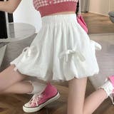リボン付きミニパンツ 韓国ファッションオフィスカジュアル 夏服 | Sibra | 詳細画像2