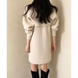 着ているだけでこなれ感が出る。2点セット ニットショート丈トップス+ | Sibra | 詳細画像15