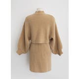 着ているだけでこなれ感が出る。2点セット ニットショート丈トップス+ | Sibra | 詳細画像27