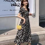 花ロングワンピース 韓国ファッション 花柄 | Sibra | 詳細画像8