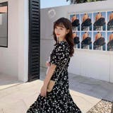 花ロングワンピース 韓国ファッション 花柄 | Sibra | 詳細画像3