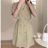 ワンピース 前開き 韓国ファッション | Sibra | 詳細画像1