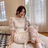 レースワンピース 韓国ファッション フェミニン | Sibra | 詳細画像12 