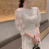 レースワンピース 韓国ファッション フェミニン | Sibra | 詳細画像18 