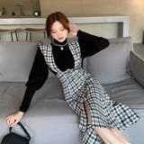 上品な雰囲気を演出する、マーメイドジャンスカ 韓国ファッション フェミニン | Sibra | 詳細画像1 