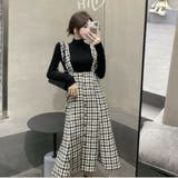 上品な雰囲気を演出する、マーメイドジャンスカ 韓国ファッション フェミニン | Sibra | 詳細画像8 