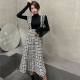 上品な雰囲気を演出する、マーメイドジャンスカ 韓国ファッション フェミニン | Sibra | 詳細画像10 