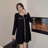 ニットワンピース ミニワンピース 韓国ファッション | Sibra | 詳細画像5 
