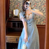 さらりと旬顔。デニムマーメイドジャンスカ 春 韓国ファッション | Sibra | 詳細画像7