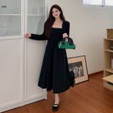ボレロ付きバックシャーリングキャミワンピース2点セット 春 韓国ファッション | Sibra | 詳細画像2
