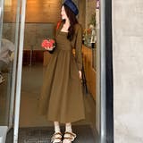 ボレロ付きバックシャーリングキャミワンピース2点セット 春 韓国ファッション | Sibra | 詳細画像20