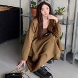 ボレロ付きバックシャーリングキャミワンピース2点セット 春 韓国ファッション | Sibra | 詳細画像15