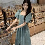 デニムワンピース 春 韓国ファッション | Sibra | 詳細画像1 