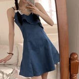 キャミデニムフリルワンピース セクシー 夏服 | Sibra | 詳細画像9