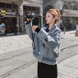 ショット丈Gジャン 韓国ファッション 夏服 | Sibra | 詳細画像11
